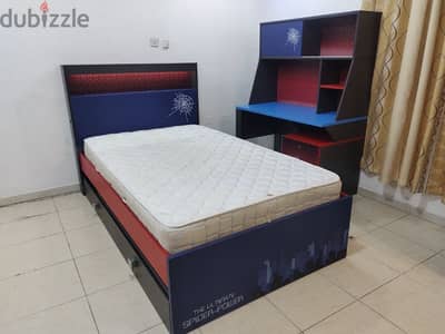 single bed with study table for sale