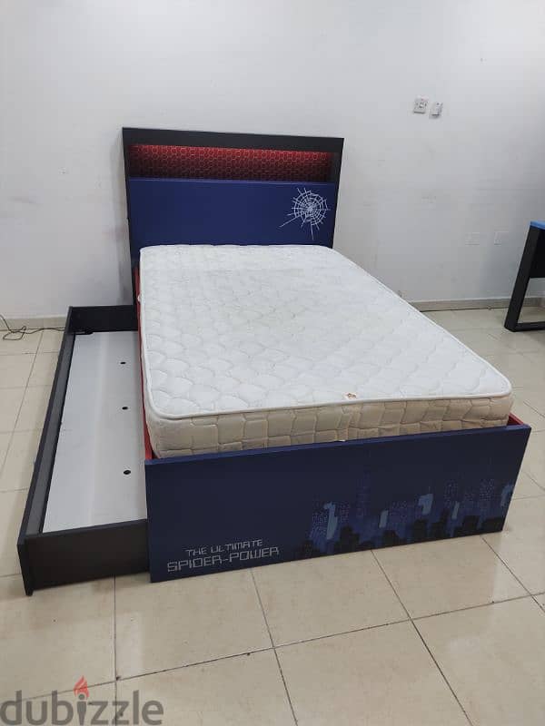 single bed with study table for sale 2