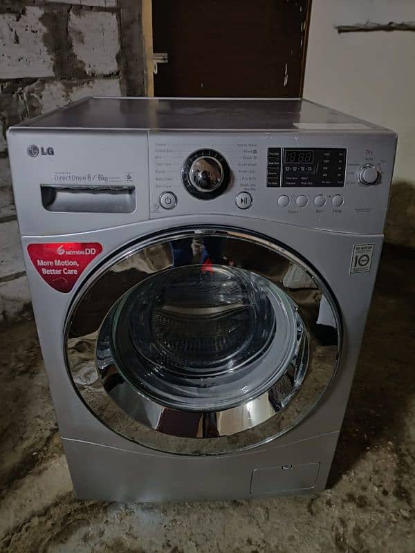 Lg 8/6 Kg Washing With Dryer Machine 0