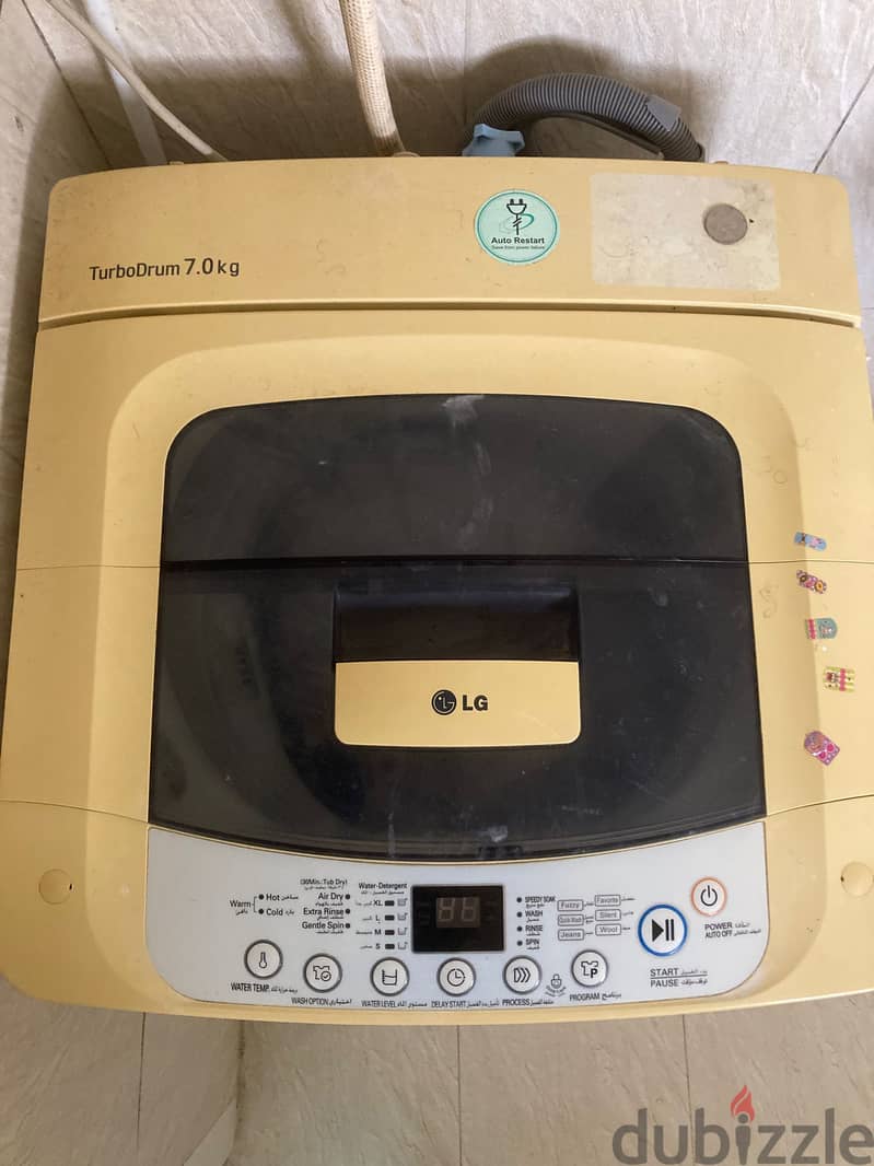 LG 7kg Turbodrum washing machine for sale 1