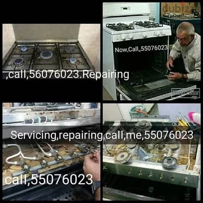 gas Coockar and service repair please call my no caII,me,55076023