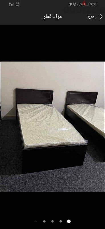 Brand New Single Bed  and Double Bed, Cabinet 8