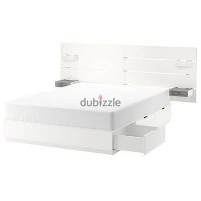 IKEA Headboard, white, 180/193 cm