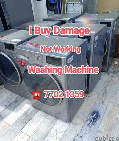 I Buy Damage Not Working Washing Machine