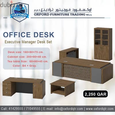 Executive Manager Desk Set