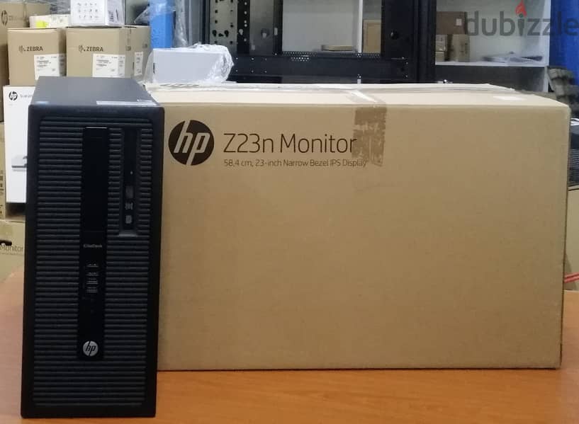 HP Computer With 23inch (Brand New) Monitor Full Set 1