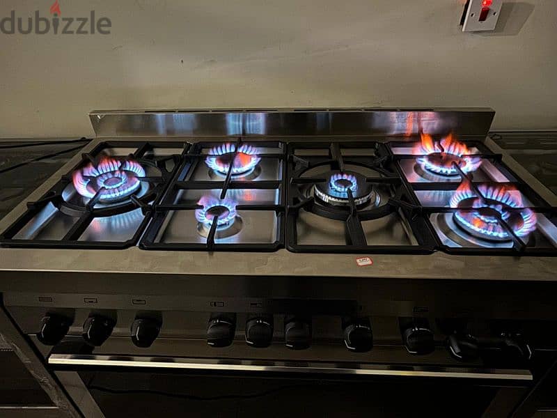 6 Burners Italian Glemgas Cooker 6