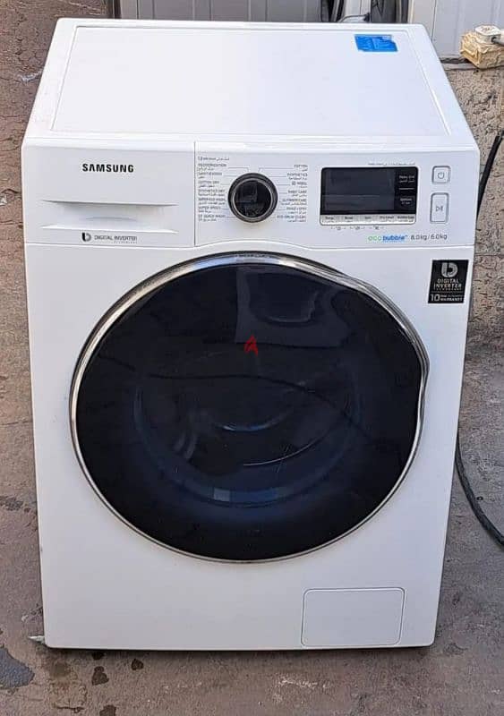 SAMSUNG 8/6 KG WASHING MACHINE FOR SELL CALL ME 70577993 0