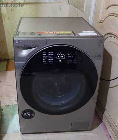 LG 10.5/7 KG WASHING MACHINE FOR SELL CALL ME 70577993