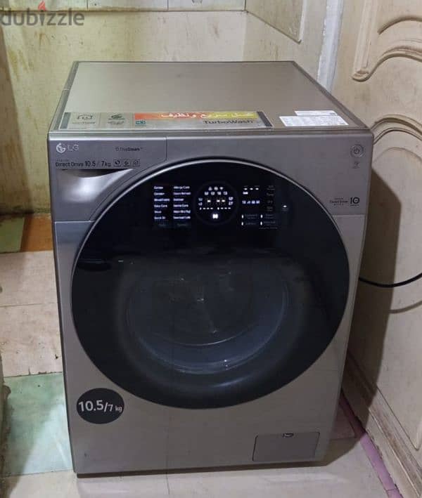 LG 10.5/7 KG WASHING MACHINE FOR SELL CALL ME 70577993 0