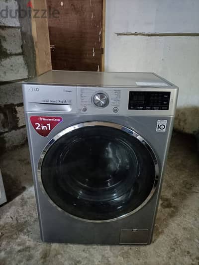 Lg 7/4 Kg Washing With Dryer Machine For Sale