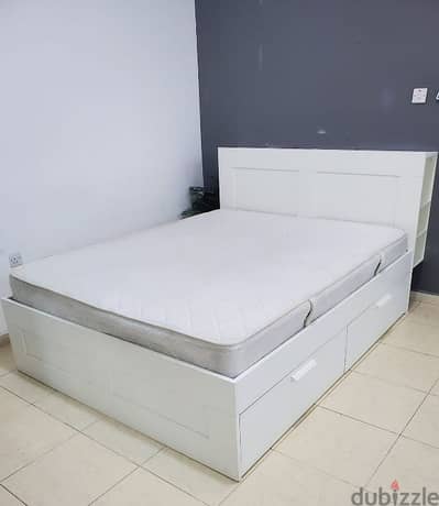 Queen size bed for sale IKEA