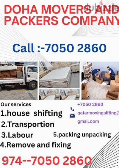 Qatar moving shifting service