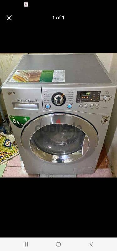 Lg 8/6. kg Washing machine for sale good quality call me. 70697610