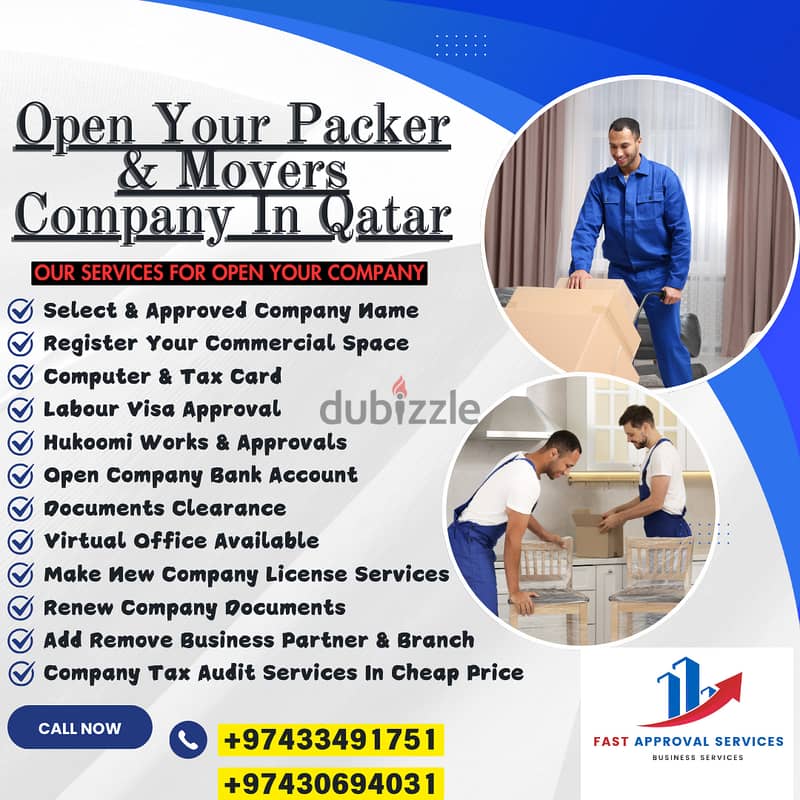 Open your Packers and Movers Company in Qatar. 0