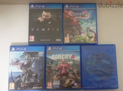 5 Ps4 games