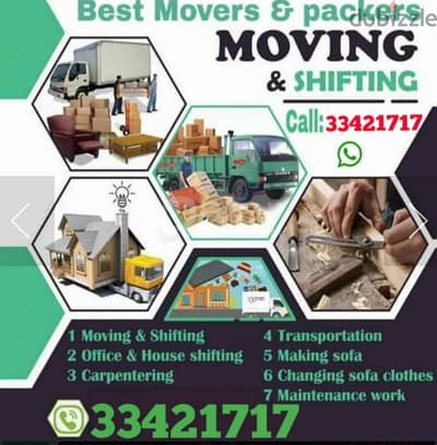 we do villa, office, House, stor,hotel shifting & Moving company.