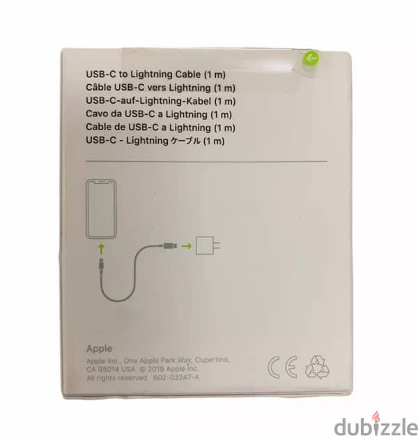 New original Apple type c cable and plug 5