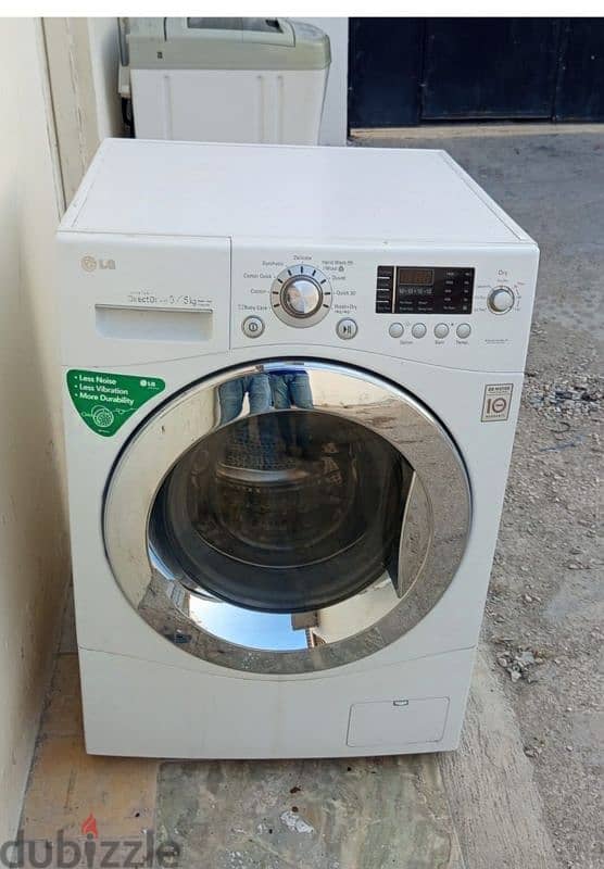 Lg 8/5. kg Washing machine for sale good quality call me. 70697610 0