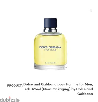 Dolce & gabbana pour homme