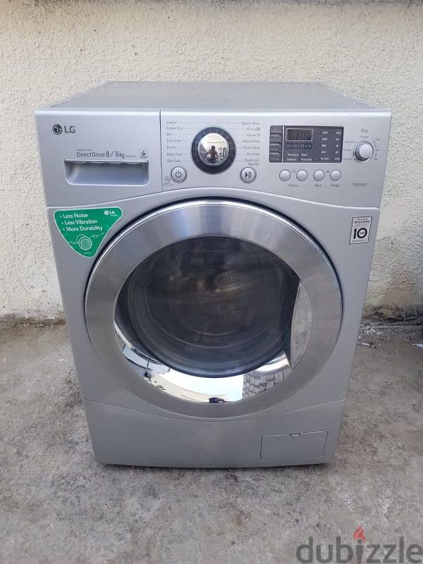 Lg 8/6 Kg Washing With Dryer Machine For Sale 0