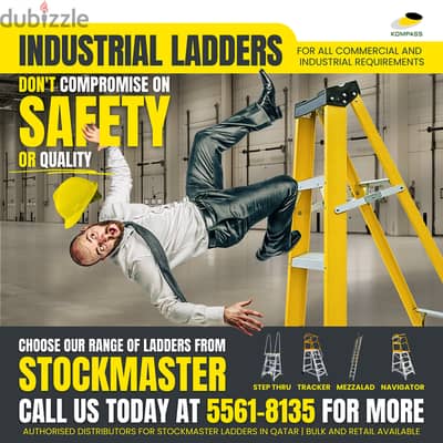 Stockmaster Industrial Ladders: Your Safety Choice in Qatar