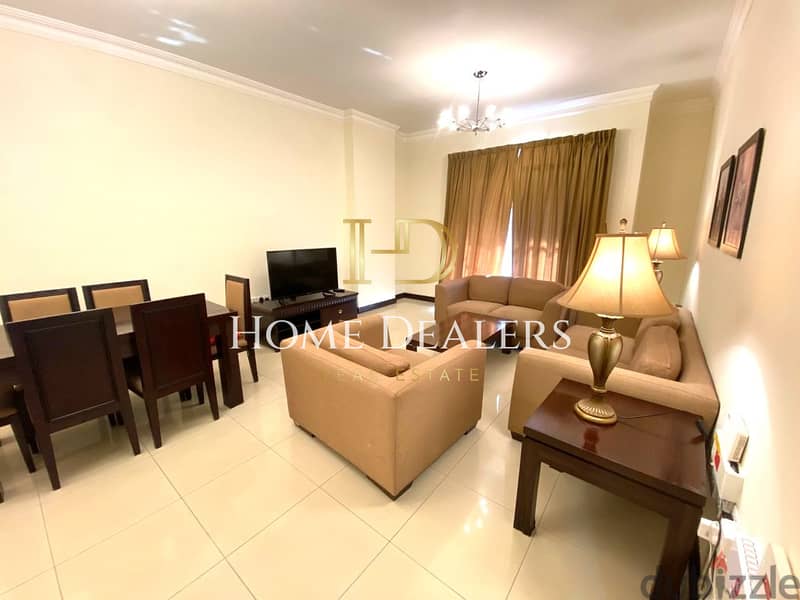 Fully Furnished 2BR Apartment for rent in Al Sadd 1