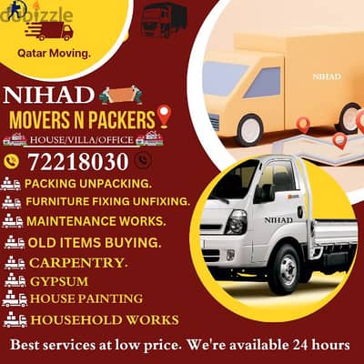 Decor & house/villa/office Moving/Shifting in Qatar