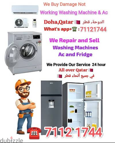 We Buy Sale Repair Washing Machine Ac Fridge