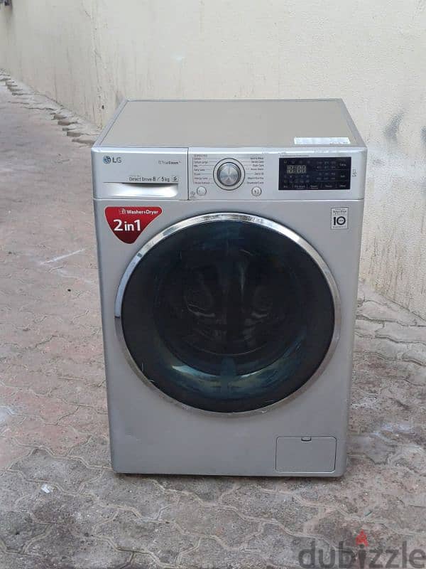 LG 8/5 KG WASHING MACHINE FOR SELL CALL ME 70577993 0