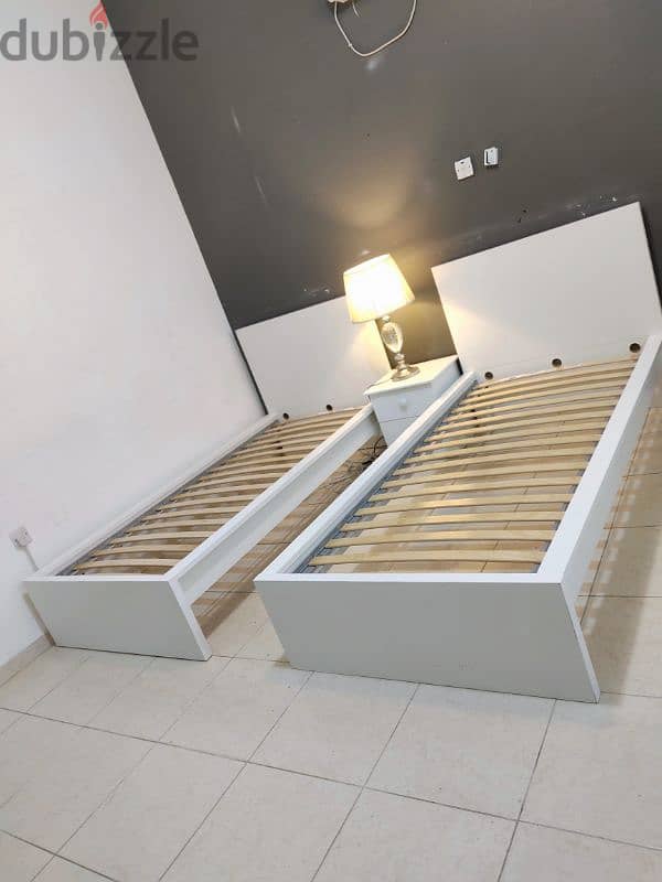 2 single bed with mattress for sale IKEA 1