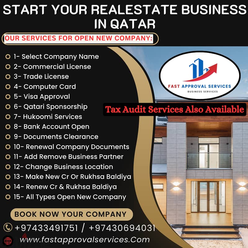 START YOUR REALESTATE BUSINESS IN QATAR 0