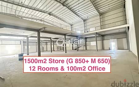 1500 Workshop with 12 Room For Rent