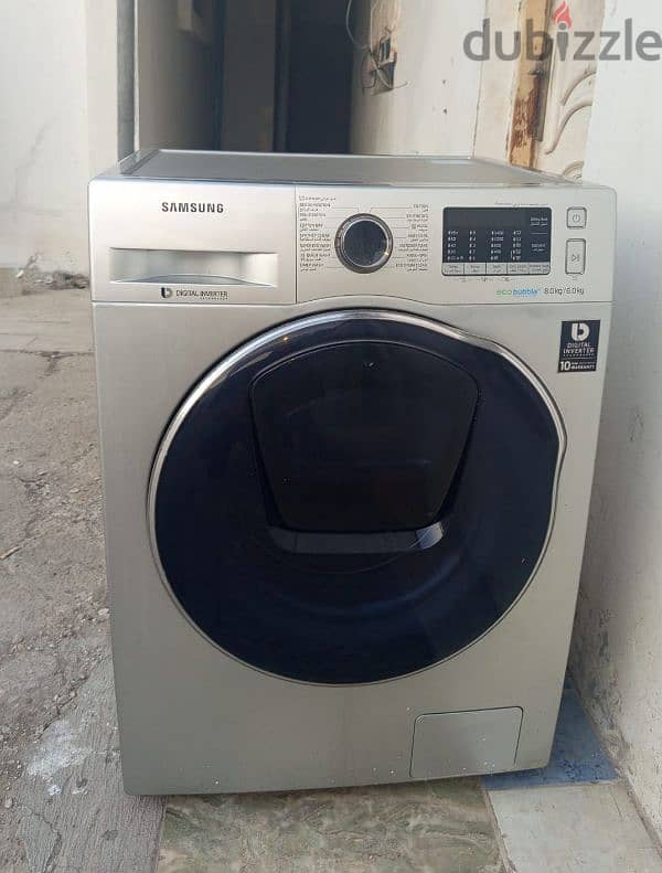 SAMSUNG 8/6 KG WASHING MACHINE FOR SELL CALL ME 70577993 0