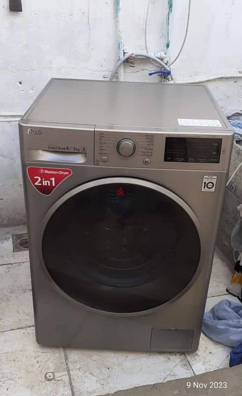 LG 8/5 KG WASHING MACHINE FOR SELL CALL ME 70577993 0