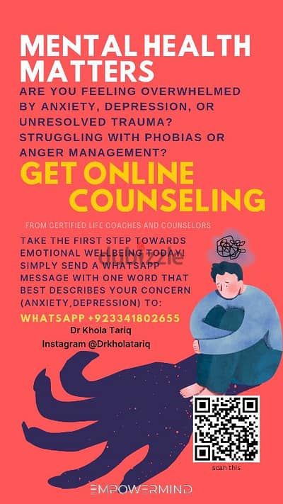 Depression, Anxiety & Stress Counseling | Professional Coach Online