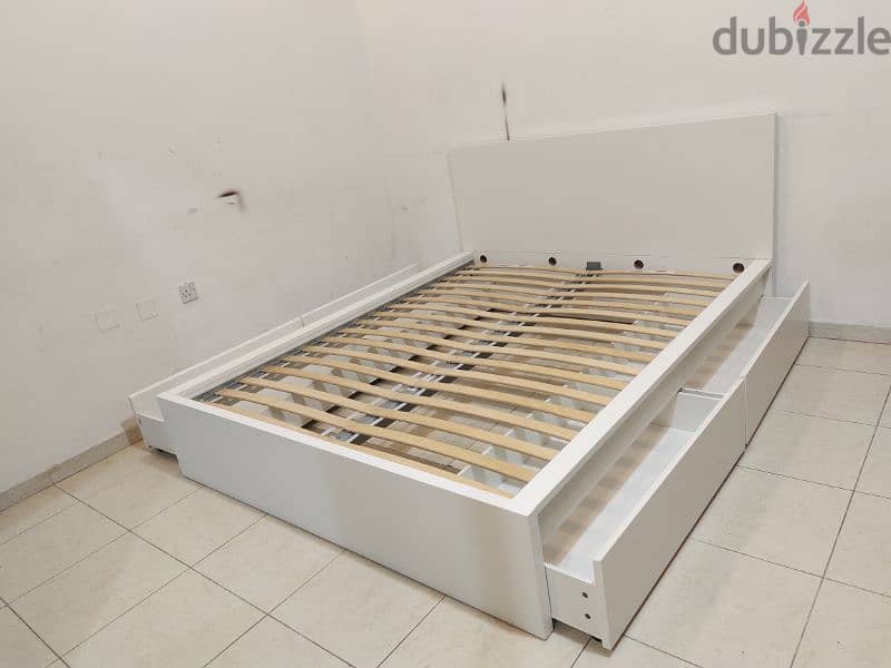 Queen size bed for sale IKEA 2