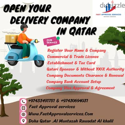 Open Your Delivery Company in Qatar