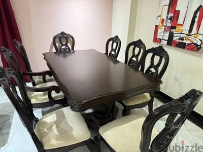 Dining table with chairs