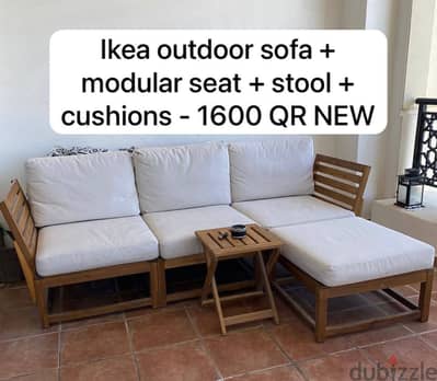 Outdoor sofa set