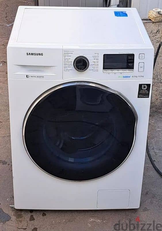 SAMSUNG 8/6 KG WASHING MACHINE FOR SELL CALL ME 70577993 0