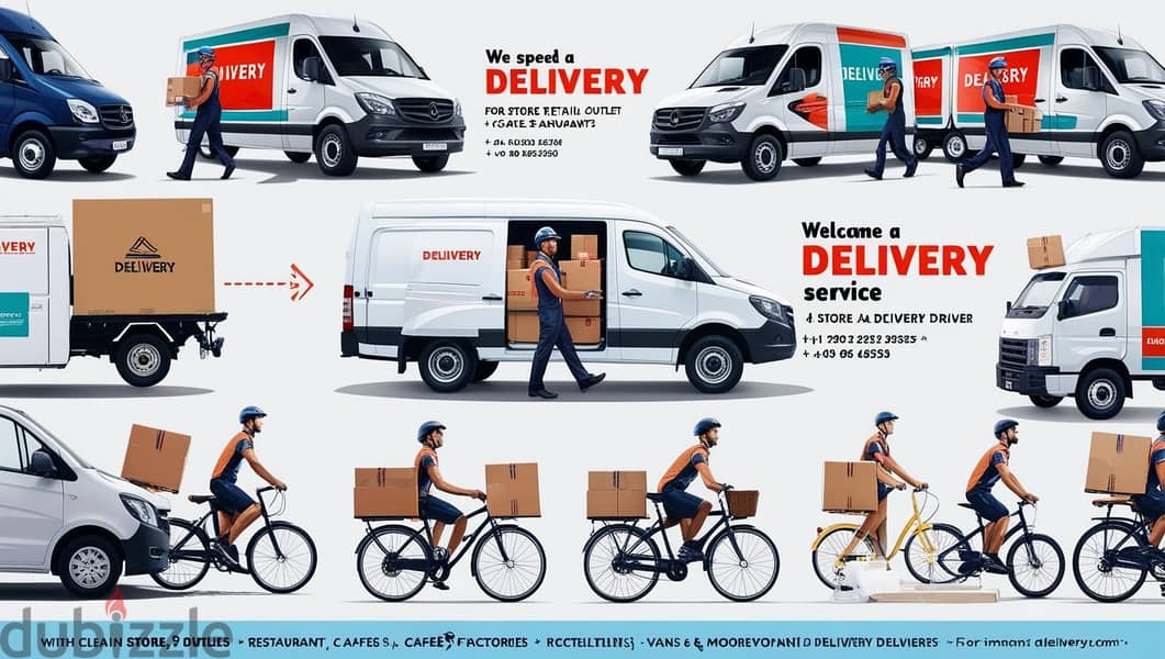 Delivery service for stores , retails,supermarkets 1