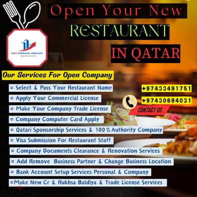 Open Your New Restaurant in Qatar