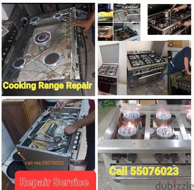 gas oven and cooking rang  repair and Service  Call:55564206 whatsapp