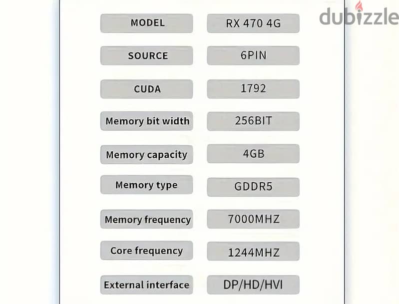 AMD radeon rx470 1