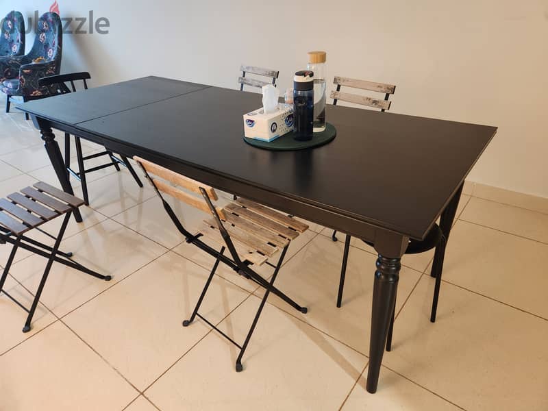 IKEA EXTENDABLE TABLE, USED BUT VERY GOOD CONDITION 2