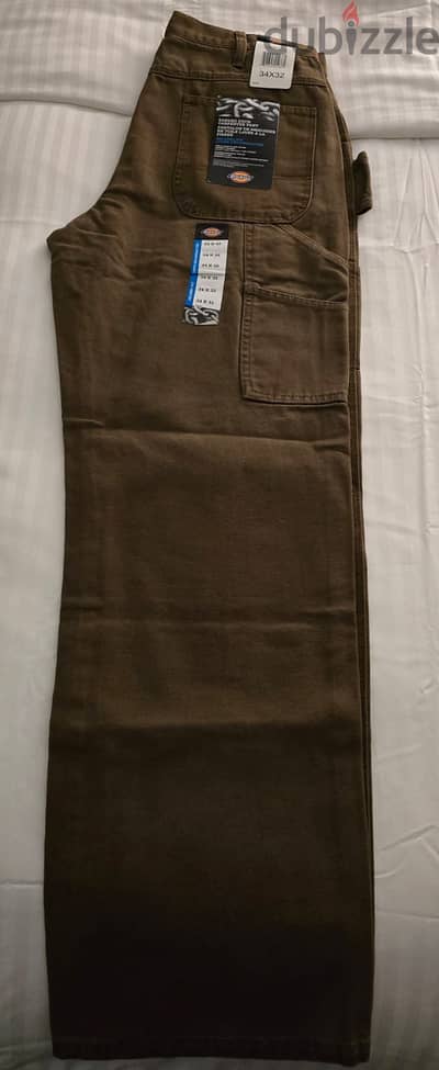 Dickies Relaxed Fit Sanded Duck Carpenter Pants. 34 x 32