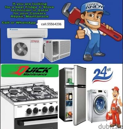 gas oven and cooking rang  repair and Service Call:55564206 whatsapp