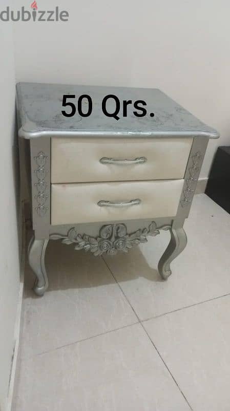 COT, MATTRESS, CUPBOARD, MAKEUP TABLE, CHAIR 6