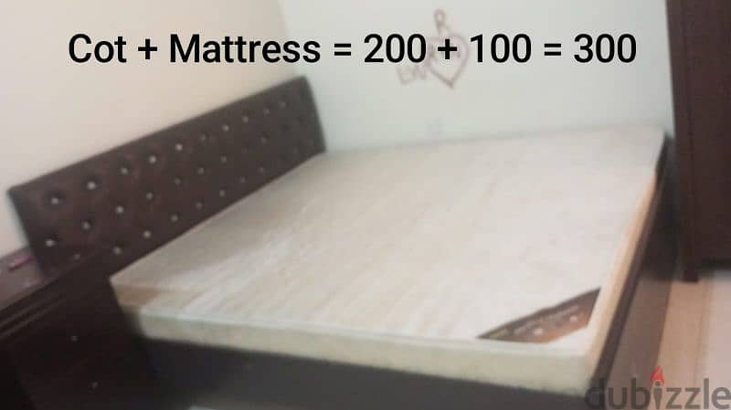 COT, MATTRESS, CUPBOARD, MAKEUP TABLE, CHAIR 7